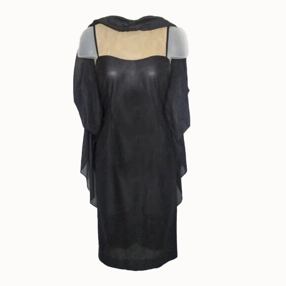 Edgy MOD Formal Avant Garde Cage Dress, Vintage Lilli Diamond Trapeze Cocoon 60s - Picture 6 of 15